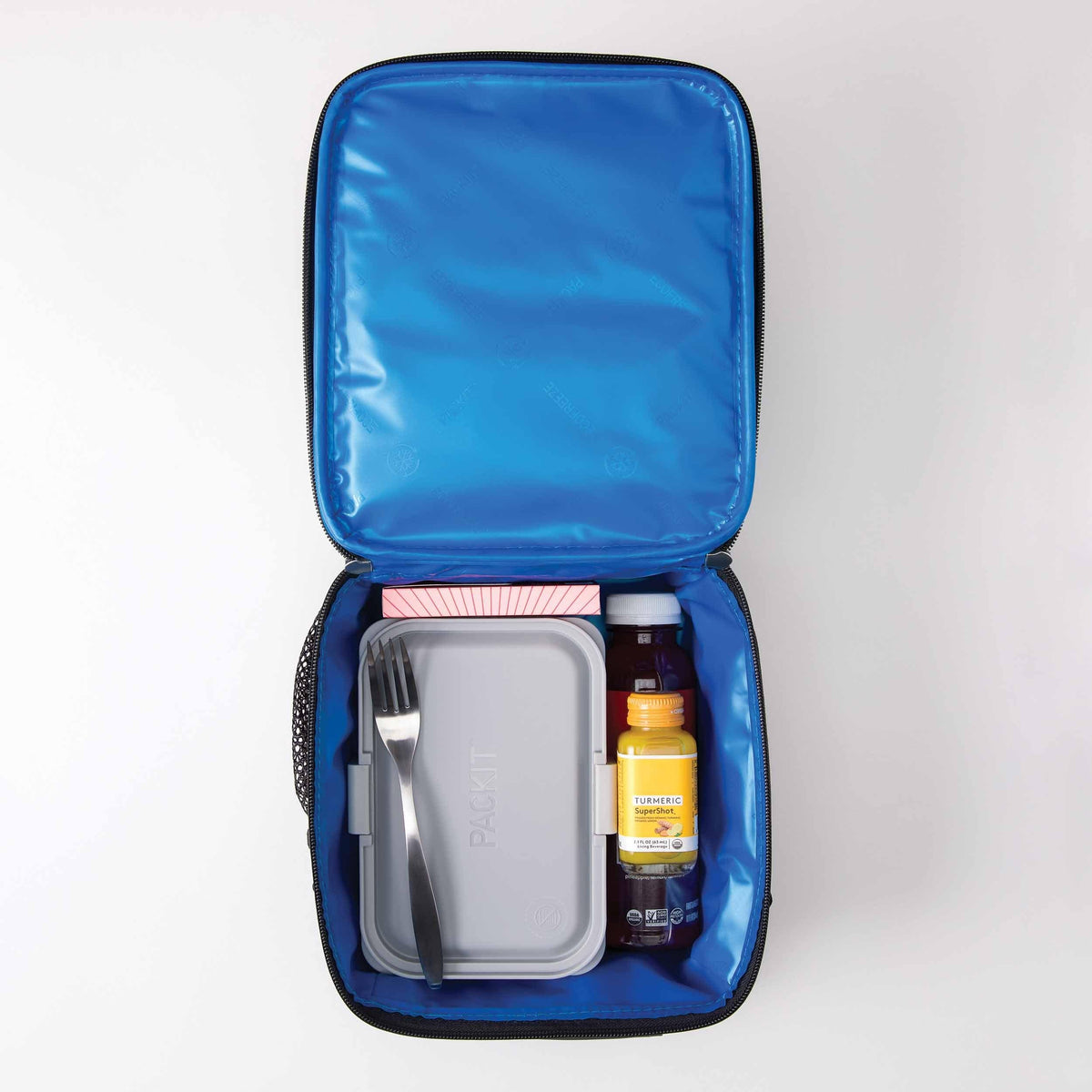 freezable-upright-lunch-box-r1 freezable-upright-lunch-box-black-gray-top-view-with-food.jpg